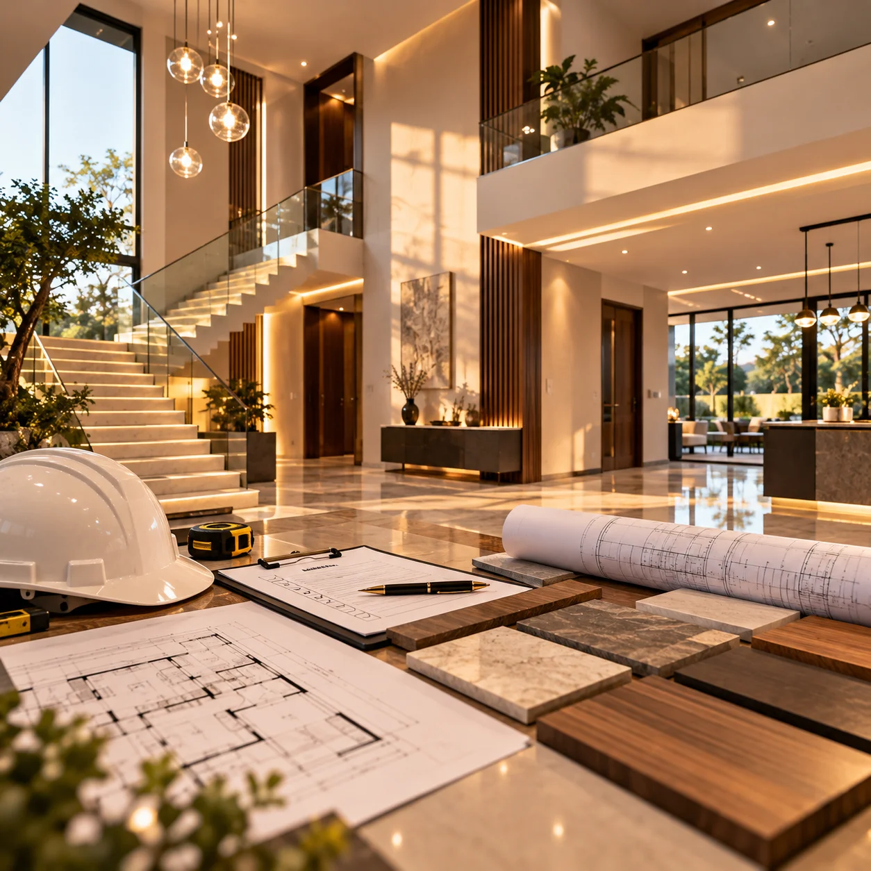 Luxury finished interior