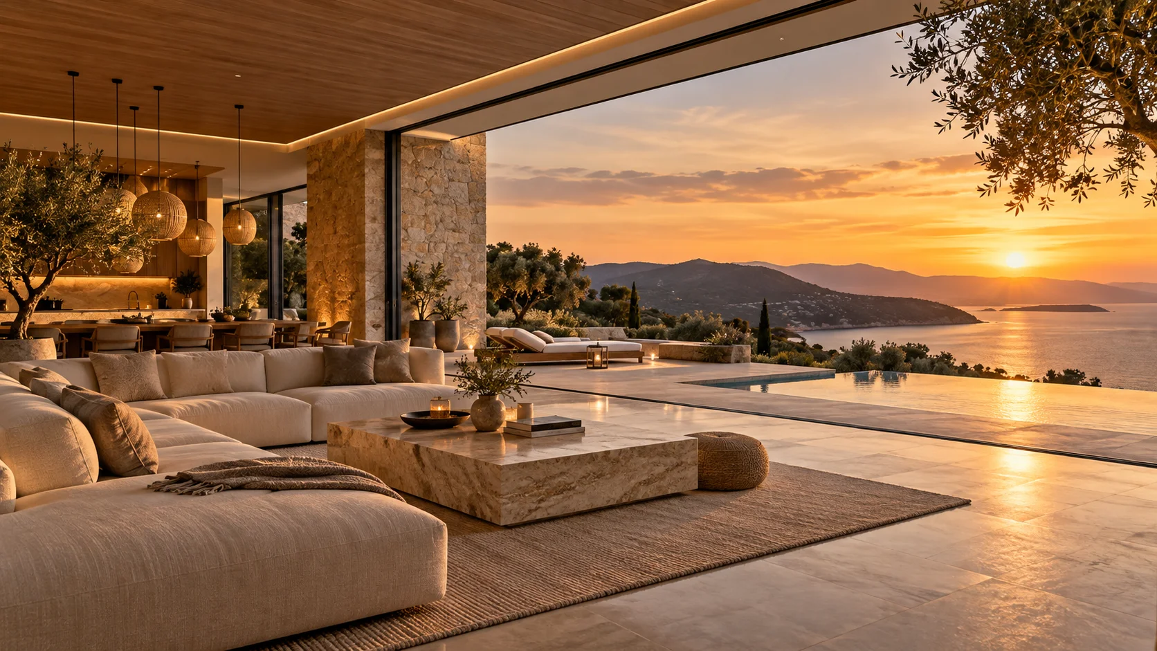 High-end luxury interior